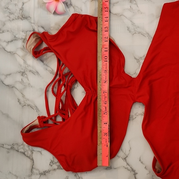 Shade & Shore Women's Braided Monokini size large - Picture 11 of 16